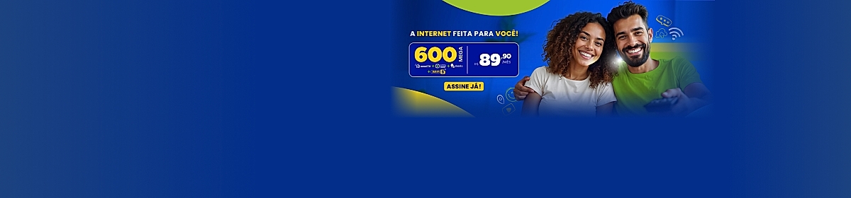 Imagem promocional da Aonet com destaque para internet fibra óptica